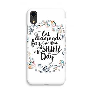 CaseCompany Diamonds: iPhone XR Volledig Geprint Hoesje