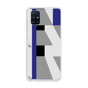 CaseCompany Gestalte 2: Galaxy A51 4G Transparant Hoesje