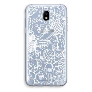 CaseCompany Vexx Mixtape #2: Samsung Galaxy J5 (2017) Transparant Hoesje