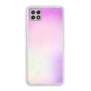 CaseCompany Flow mist pastel: Samsung Galaxy A22 4G Transparant Hoesje