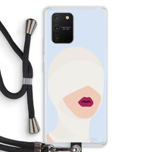 CaseCompany Incognito: Samsung Galaxy S10 Lite Transparant Hoesje met koord