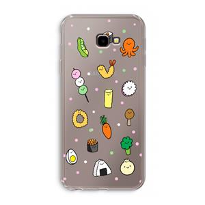 CaseCompany Happy bento friends: Samsung Galaxy J4 Plus Transparant Hoesje
