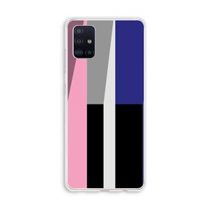 CaseCompany Gestalte 4: Galaxy A51 4G Transparant Hoesje
