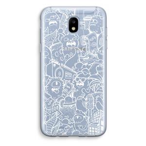 CaseCompany Vexx City #2: Samsung Galaxy J5 (2017) Transparant Hoesje