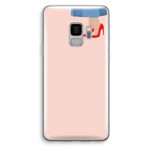 CaseCompany High heels: Samsung Galaxy S9 Transparant Hoesje