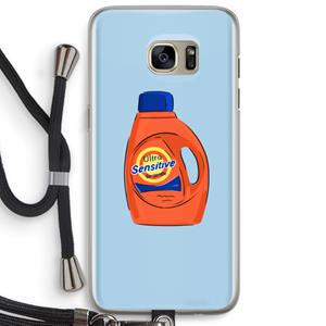 CaseCompany Ultra Sensitive: Samsung Galaxy S7 Edge Transparant Hoesje met koord