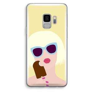 CaseCompany Ice cream: Samsung Galaxy S9 Transparant Hoesje