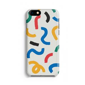 CaseCompany Illustratieve pop 2: Volledig geprint iPhone SE 2020 Hoesje