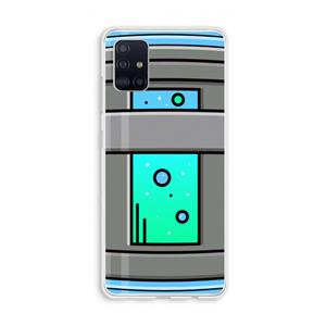 CaseCompany Chug Bottle: Galaxy A51 4G Transparant Hoesje