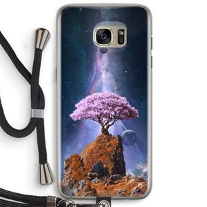 CaseCompany Ambition: Samsung Galaxy S7 Edge Transparant Hoesje met koord