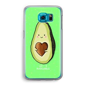 CaseCompany Avocuddle: Samsung Galaxy S6 Transparant Hoesje