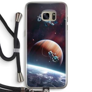CaseCompany Examiner: Samsung Galaxy S7 Edge Transparant Hoesje met koord