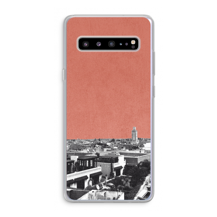 CaseCompany Marrakech Skyline : Samsung Galaxy S10 5G Transparant Hoesje