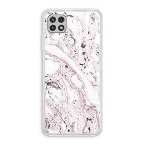 CaseCompany Mengelmoes: Samsung Galaxy A22 4G Transparant Hoesje