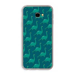 CaseCompany Diplodocus: Samsung Galaxy J4 Plus Transparant Hoesje