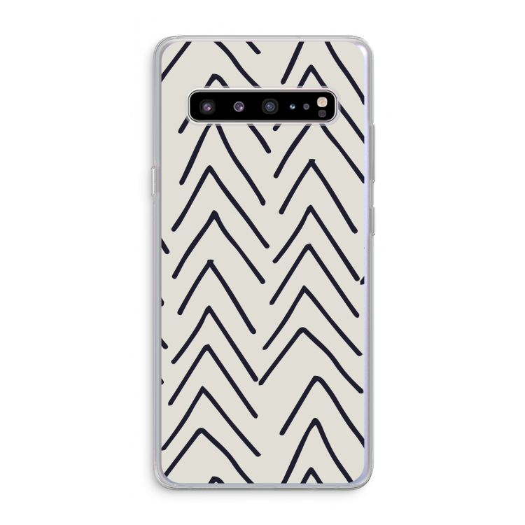 CaseCompany Marrakech Arrows: Samsung Galaxy S10 5G Transparant Hoesje