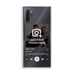CaseCompany Music Player: Samsung Galaxy Note 10 Plus Transparant Hoesje