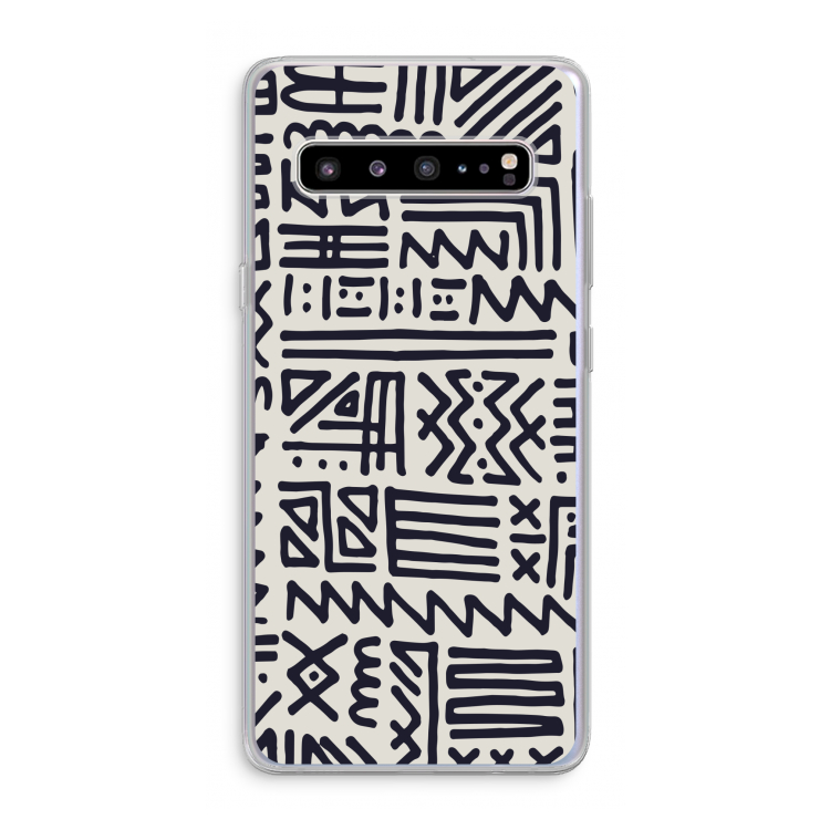 CaseCompany Marrakech print: Samsung Galaxy S10 5G Transparant Hoesje