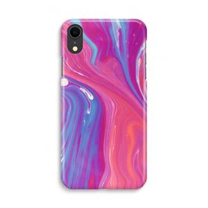 CaseCompany Paarse stroom: iPhone XR Volledig Geprint Hoesje