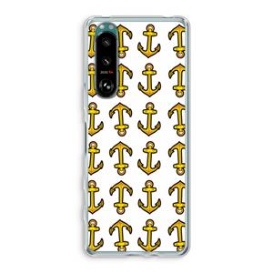 CaseCompany Musketon Anchor: Sony Xperia 5 III Transparant Hoesje