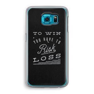 CaseCompany Risk loss: Samsung Galaxy S6 Transparant Hoesje