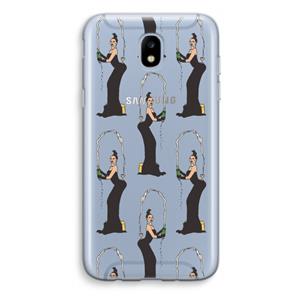 CaseCompany Pop Some Kim: Samsung Galaxy J5 (2017) Transparant Hoesje