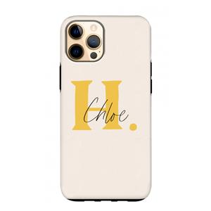 CaseCompany Amber Script: iPhone 12 Pro Max Tough Case