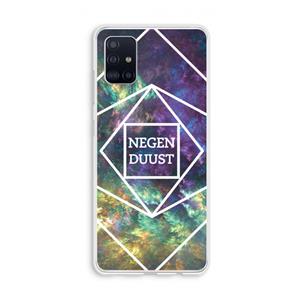 CaseCompany Negenduust ruimte: Galaxy A51 4G Transparant Hoesje