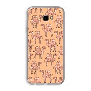 CaseCompany Kameel: Samsung Galaxy J4 Plus Transparant Hoesje