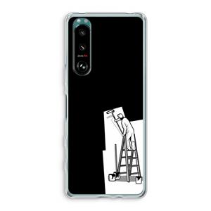 CaseCompany Musketon Painter: Sony Xperia 5 III Transparant Hoesje