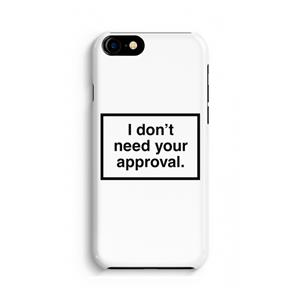 CaseCompany Don't need approval: Volledig geprint iPhone SE 2020 Hoesje