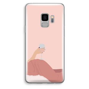 CaseCompany Wine: Samsung Galaxy S9 Transparant Hoesje