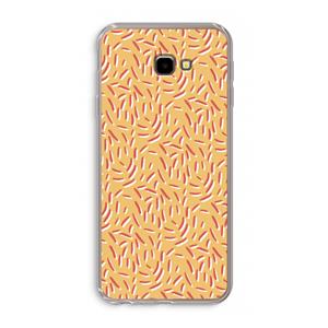 CaseCompany Camouflage: Samsung Galaxy J4 Plus Transparant Hoesje