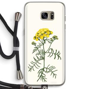 CaseCompany Tansy: Samsung Galaxy S7 Edge Transparant Hoesje met koord