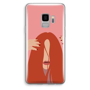 CaseCompany Woke up like this: Samsung Galaxy S9 Transparant Hoesje