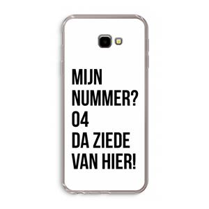 CaseCompany Da ziede van hier: Samsung Galaxy J4 Plus Transparant Hoesje