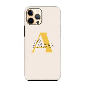 CaseCompany Amber Script: iPhone 12 Pro Max Tough Case
