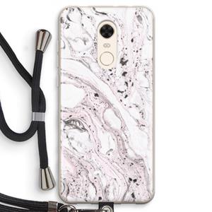 CaseCompany Mengelmoes: Xiaomi Redmi 5 Transparant Hoesje met koord
