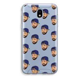 CaseCompany Drake Away: Samsung Galaxy J5 (2017) Transparant Hoesje