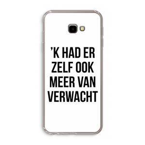 CaseCompany Meer verwacht: Samsung Galaxy J4 Plus Transparant Hoesje