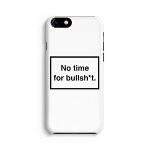 CaseCompany No time: Volledig geprint iPhone SE 2020 Hoesje