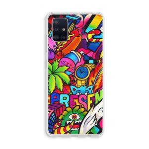 CaseCompany Represent: Galaxy A51 4G Transparant Hoesje