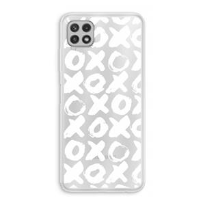 CaseCompany XOXO: Samsung Galaxy A22 4G Transparant Hoesje