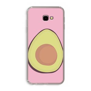 CaseCompany Avocado: Samsung Galaxy J4 Plus Transparant Hoesje