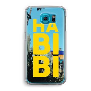 CaseCompany Habibi Majorelle : Samsung Galaxy S6 Transparant Hoesje