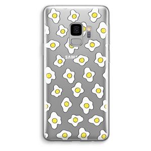 CaseCompany Spiegeleitjes: Samsung Galaxy S9 Transparant Hoesje