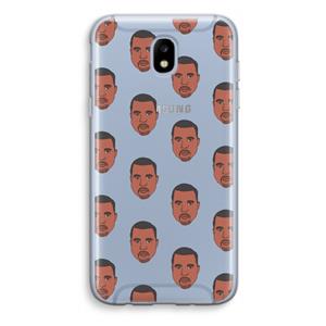 CaseCompany Kanye Call Me℃: Samsung Galaxy J5 (2017) Transparant Hoesje