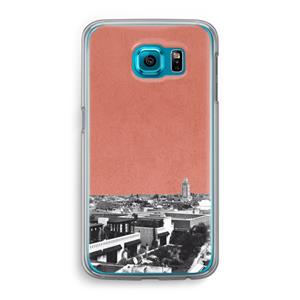 CaseCompany Marrakech Skyline : Samsung Galaxy S6 Transparant Hoesje