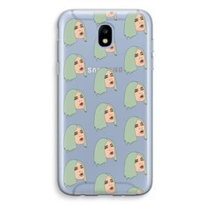 CaseCompany King Kylie: Samsung Galaxy J5 (2017) Transparant Hoesje
