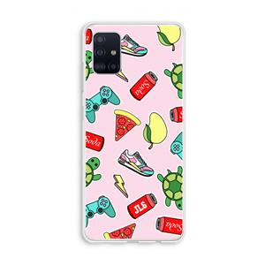 CaseCompany Things Jamie Loves: Galaxy A51 4G Transparant Hoesje